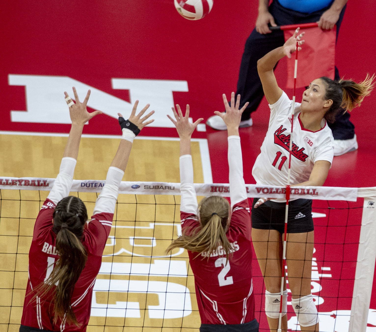 Nebraska volleyball vs. Wisconsin, 10.5